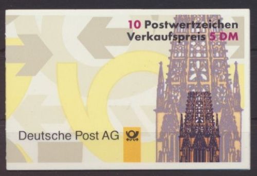 Bund Markenheftchen 34 I oZ Sehenswürdigkeiten Luxus postfrisch Kat.-Wert 12,00