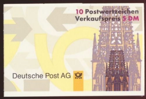 Bund Markenheftchen 34 IoZ Salto kleine Schrifttype Luxus postfrisch