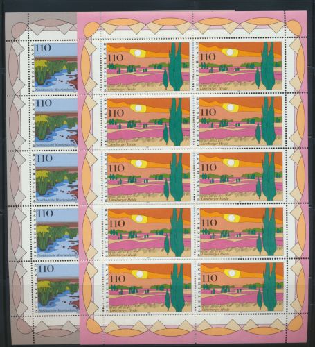 Bund Kleinbogen Zehnerbogen Weihnachten 1943-5 Luxus postfrisch MNH Kat. 45,00