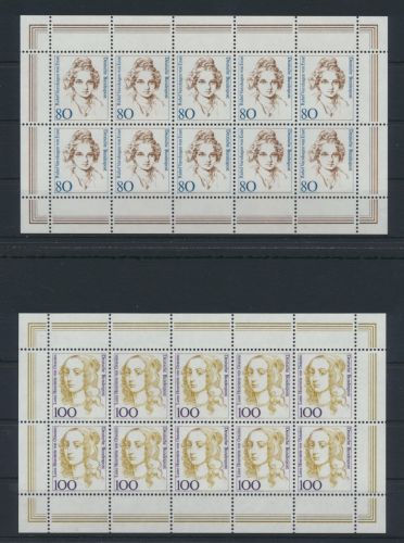 Bund Kleinbogen Zehnerbogen Frauen 1755-1756 Luxus postfrisch MNH Kat. 45,00