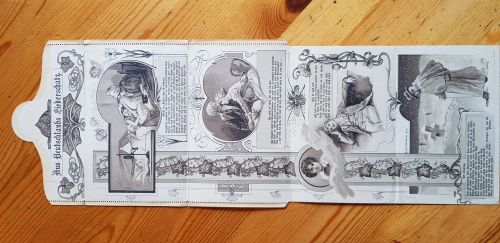 Jugendstil Art Nouveau Deutsches Reich Kartenbrief ohne Wertstempel Verlag