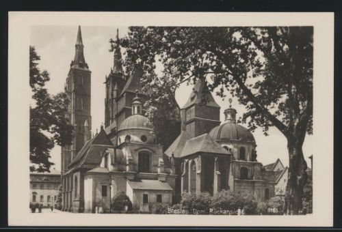 Ansichtskarte Breslau Schlesien Dom ungelaufen