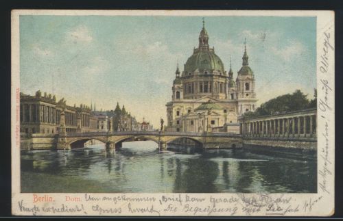 Ansichtskarte Berlin Dom nach Labiau Ostpreussen Polessk Russland