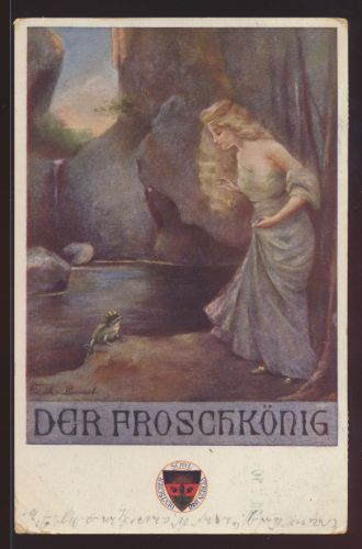Ansichtskarte Jugendstil Künstler Märchen Der Froschkönig Österreich Schulverein