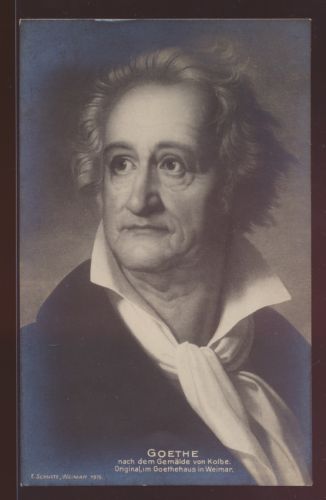 Ansichtskarte Künstler Goethe nach dem Gemälde von Kolbe Goethehaus Weimar