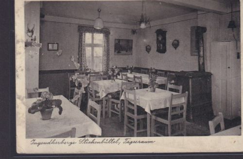 Ansichtskarte Cuxhaven Stickenbüttel Niedersachsen Jugendherberge Tagesraum