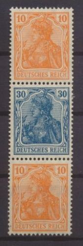 Deutsches Reich Zusammendruck Germania S 16 Luxus ungebraucht