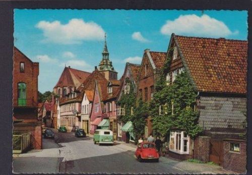 Ansichtskarte Lüneburg Niedersachsen Michaeliskirche Religion Glaube Autos VW