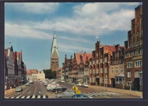 Ansichtskarte Lüneburg Niedersachsen Sol und Moorbad Kirche Religion Glaube