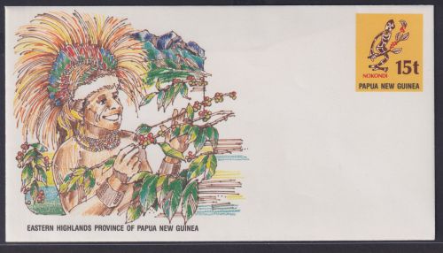 Papua Neuguinea New Guinea Ganzsache Eastern Highlands postal stationery