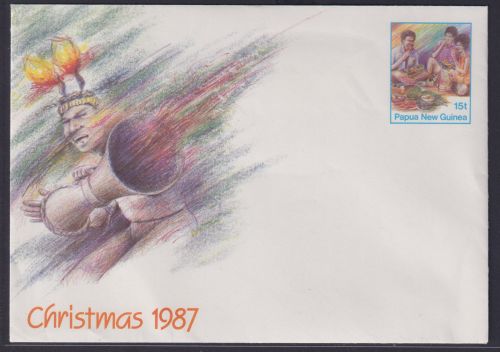 Papua Neuguinea New Guinea Ganzsache Weihnachten Chritmas postal stationery