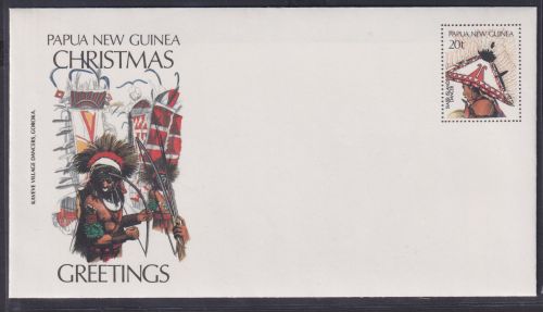 Papua Neuguinea New Guinea Ganzsache Weihnachten Christmas postal stationery