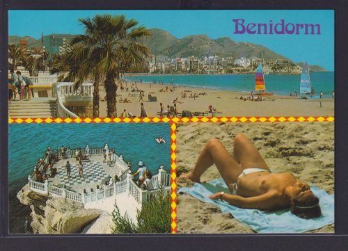 Ansichtskarte Erotik Benidorm Spanien