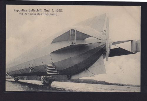 Ansichtskarte Zeppelin Luftschiff Modell 4 von 1908