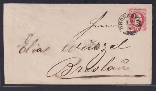 Bahnpost Österreich Ganzsache 5 Kr. Kaiser Franz Josef Drohobycz Drohobytsch