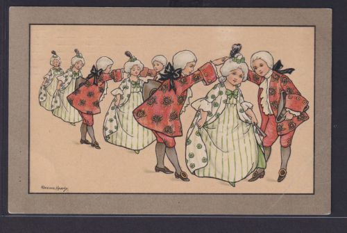 Ansichtskarte Künstlerkarte Sig. Florence Hardy M.M. Vienne M. Munk ab Hannover