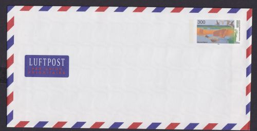 Flugpost Bund Ganzsache USo 3 Wertstempel 300 Pfg. Ausgabe 1998
