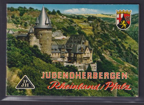 Broschüre Heft DJH Jugendherbergen i.Rheinland Pfalz mit Bildern u Informationen