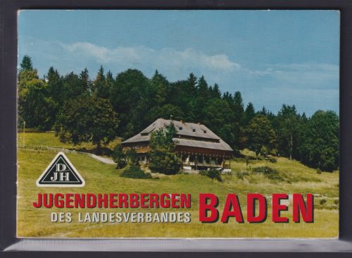 Broschüre Heft DJH Jugendherbergen des Landesverbandes Baden mit Bildern und