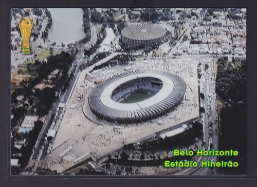 Ansichtskarte Fußballstadion Belo Horizonte Brasilien Estadio Mineirao