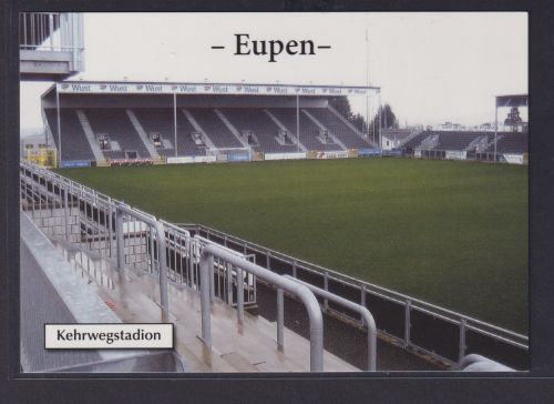 Ansichtskarte Fußballstadion Eupen Belgien Kehrwegstadion