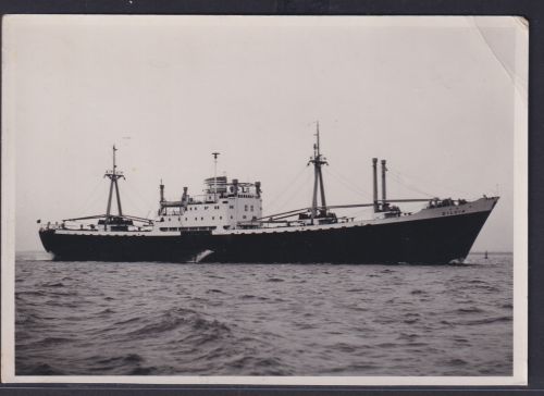 Ansichtskarte Schiff Schifffahrt Seefahrt Marine MS Silvia Schiff d. Triton GmbH