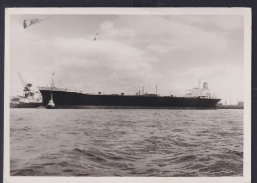 Ansichtskarte Schifffahrt Seefahrt Marine Schiff MTS Neverita Deutsche Shell