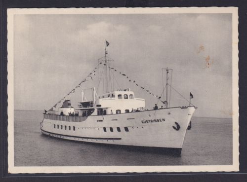 Ansichtskarte Schiff Schifffahrt Seefahrt Marine Fahrgastschiff Rüstringen