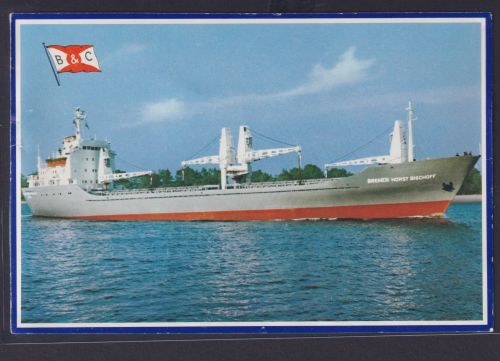 Ansichtskarte Schiff Schifffahrt Seefahrt Marine Bremer Horst Bischoff