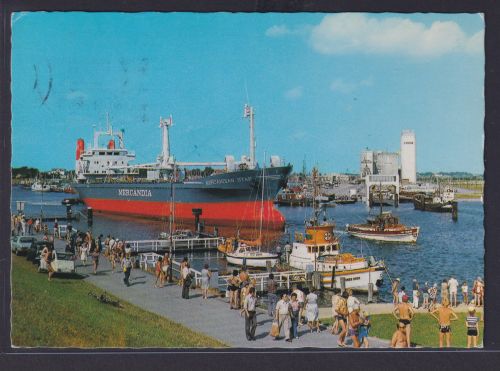 Ansichtskarte Schiff Schifffahrt Seefahrt Marine Mercandia Nordseeheilbad