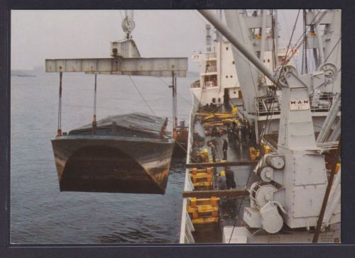 Ansichtskarte Schiff Schifffahrt Seefahrt Marine MS Werdendes Übernahme eines