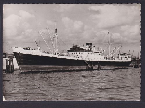 Ansichtskarte Schiff Schifffahrt Seefahrt Marine MS Aleppo Deutsche Levante