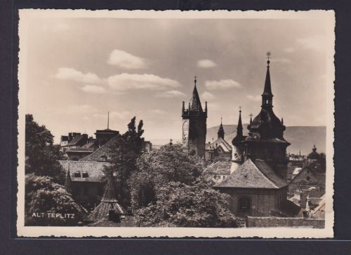 Ansichtskarte Teplitz Schönau Teplice Sudetenland Böhmen Tschechien Alt Teplitz