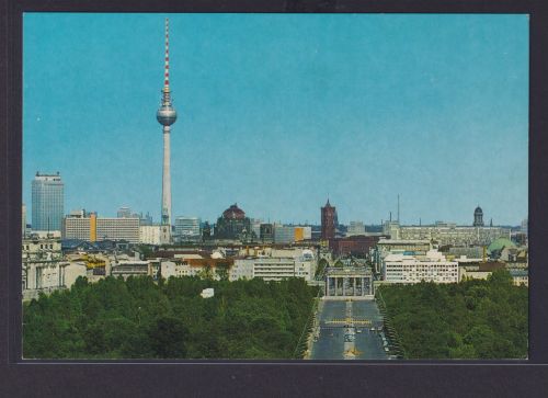 Ansichtskarte Berlin Brandenburger Tor Fernsehturm Ost Berlin Verlag