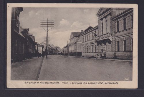 Ansichtskarte Mitau heute Jelgava Lettland Östlicher Kriegsschauplatz