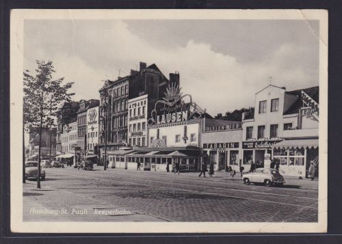 Ansichtskarte Hamburg St.Pauli Reeperbahn Edelweiss Lausen Tabarin Alraun