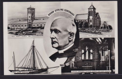 Falklandinseln Brief Ansichtskarte Bishop Stirling Centenary