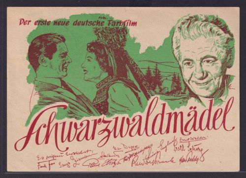 Ansichtskarte Reklame Film Schwarzwaldmädel nach Bad Salzuflen