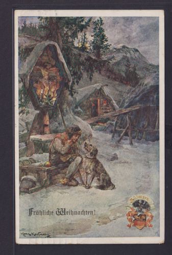 Ansichtskarte Verein Südmark Böhmen Österreich Deutschland Weihnachtsgruß ab