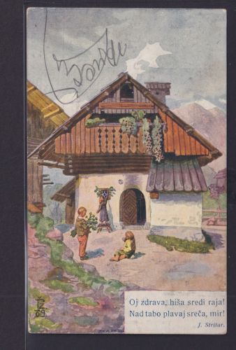 Ansichtskarte Österreich Deutsche Böhmen Künstler Vignette nach Praha Prag