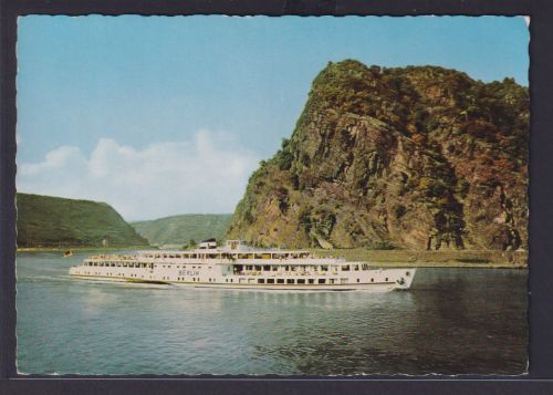 Ansichtskarte Schiffe Schiffahrt Rhein Loreley Motorschiff Berlin