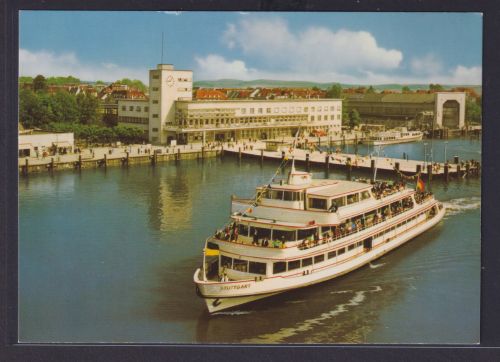 Ansichtskarte Schiffe Schifffahrt ab Friedrichshafen n. Köln MS Stuttgart