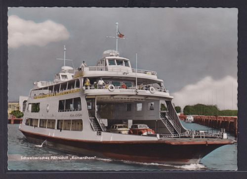 Ansichtskarte Schiffe Schifffahrt Fährschiff Romanshorn