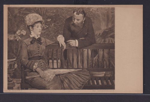 Ansichtskarte Gemälde E.Manet Im Treibhaus Verlag Julius Brands Berlin