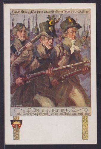 Ansichtskarte Österreich Deutsche Böhmen Künstler Deutscher Schulverein