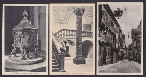 Hildesheim Lot Sammlung Dom Christussäule Taufbecken Schuhstrasse Wirtschaft