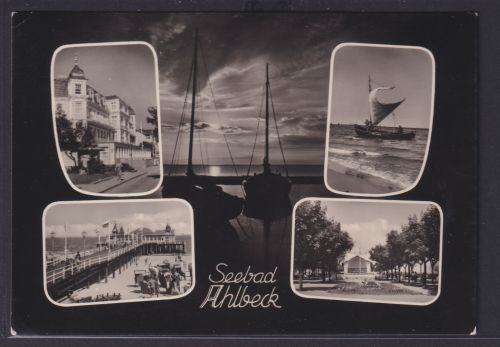 Ansichtskarte Ahlbeck Usedom Seebad Mecklenburg Vorpommern Ansichten n. Arnstadt