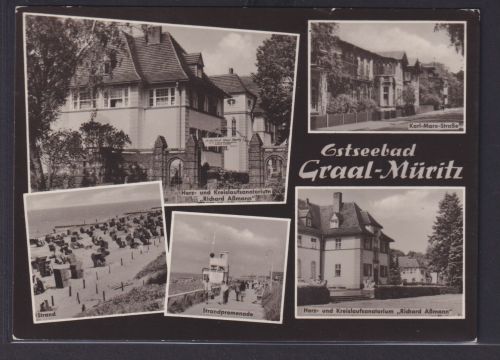 Ansichtskarte Graal Müritz Seeheilbad Mecklenburg Vorpommern Ansichten nach