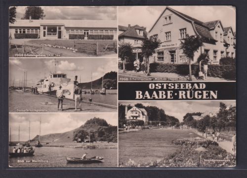 Ansichtskarte Baabe Rügen Insel Ostseebad Erholungsheim am See Erholungsheim
