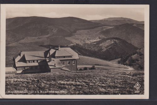 Ansichtskarte Belchen Hotel Belchenhaus Bes. Josef Stiefvater Schwarzwald Baden